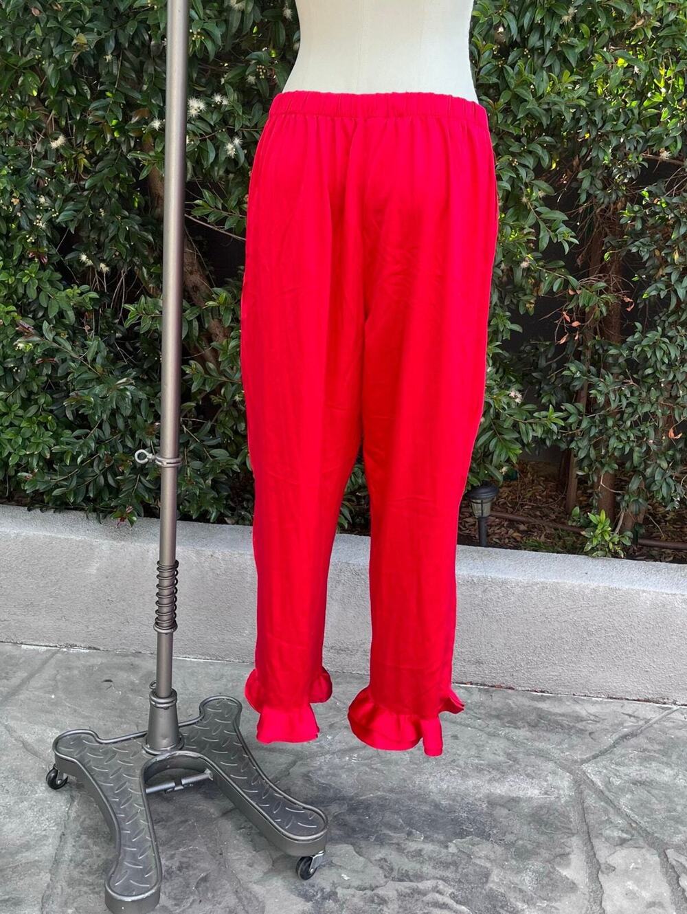 Victoria’s Secret Red Satin Sleep Lounge Pants – XL - Picture 2 of 9